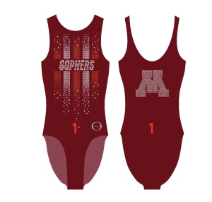 Ozone Maroon Sparkly Gophers